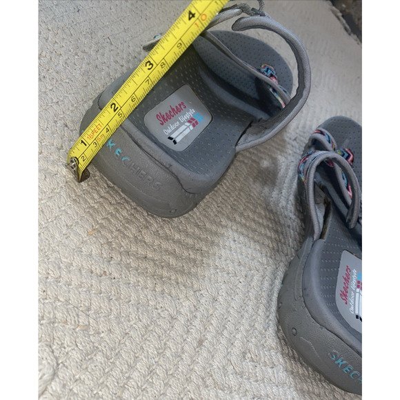 Skechers Gray Zig Swag Woman's Size 11 Sandals - Picture 8 of 8